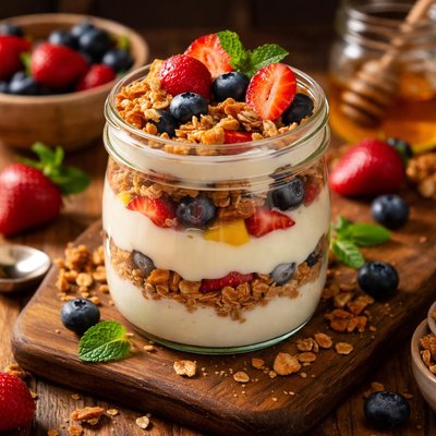 Image of Fresh Fruit Yogurt Parfait