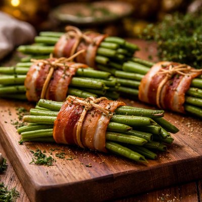 Image of Fresh Green Bean Bundles