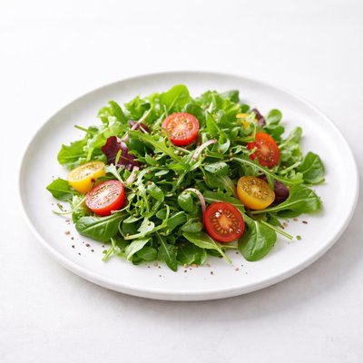 Image of Fresh Green Salad with Tomatoes