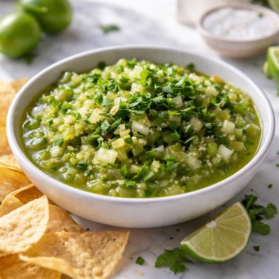 Image of Fresh Green Tomato Salsa