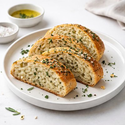 Image of Fresh Herbed Crusty Bread
