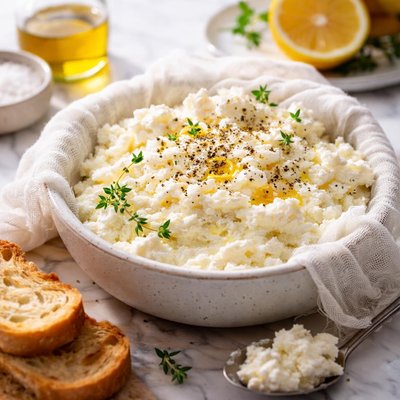 Image of Fresh Homemade Ricotta Cheese