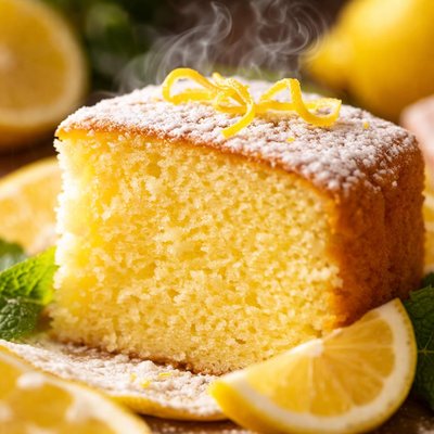 Image of Fresh Lemon Chiffon Cake