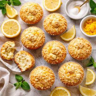 Image of Fresh Lemon Muffins