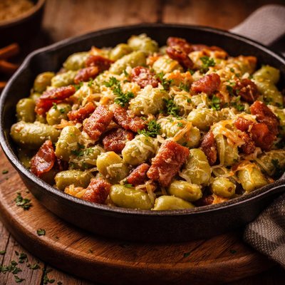 Image of Fresh Limas with Bacon and Cheese