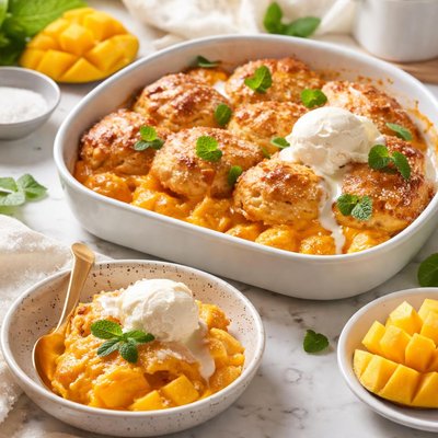 Image of Fresh Mango Cobbler