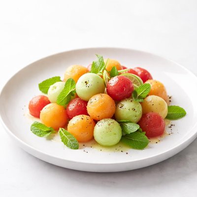 Image of Fresh Mint Melon Ball Salad