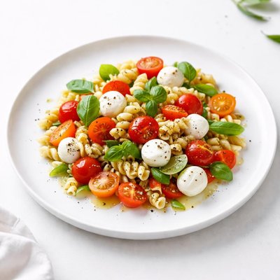 Image of Fresh Mozzarella Tomato Pasta Salad