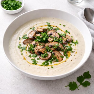 Image of Fresh Mushroom Parsley Soup