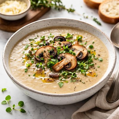 Image of Fresh Mushroom Soup