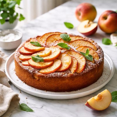Image of Fresh Nectarine Cake