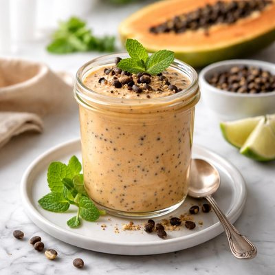 Image of Fresh Papaya Seed Dressing