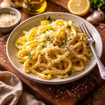Image of Fresh Pasta with Lemon Cream 3 Points