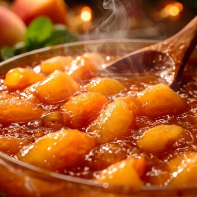 Image of Fresh Peach Syrup Topping