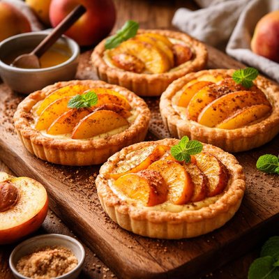 Image of Fresh Peach Tarts