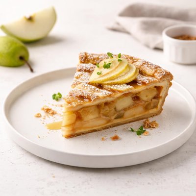 Image of Fresh Pear and Apple Pie