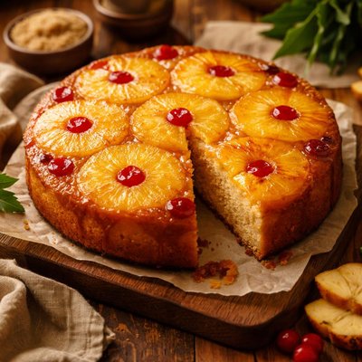 Image of Fresh Pineapple Upside Down Cake