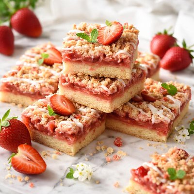 Image of Fresh Strawberry Bars