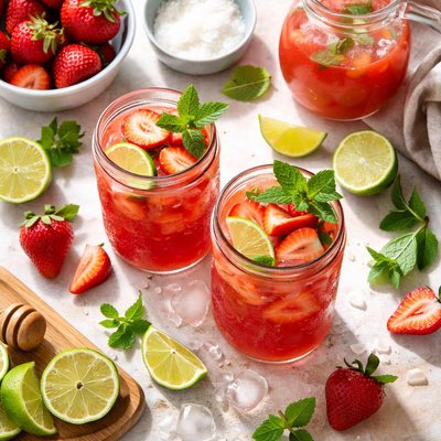 Image of Fresh Strawberry Limeade