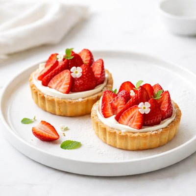 Image of Fresh Strawberry Tarts