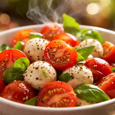 Image of Whole30 Fresh Tomato and Cheese Salad