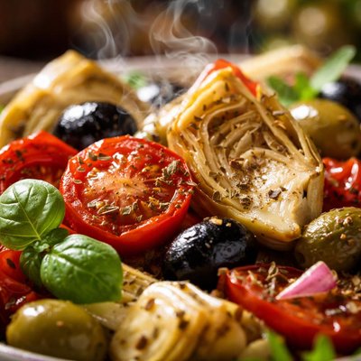 Image of Fresh Tomato Olive Artichoke