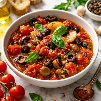 Image of Fresh Tomato Olive Sauce