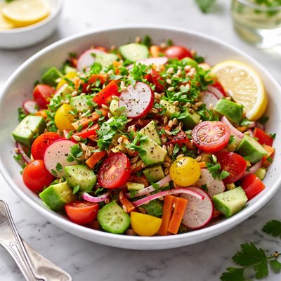 Image of Whole30 Fresh Veggie Salad