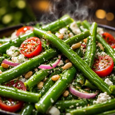 Image of Fresh Warm Green Bean Salad