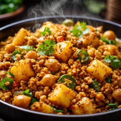 Image of Whole30 Fried Aloo Ki Sabji