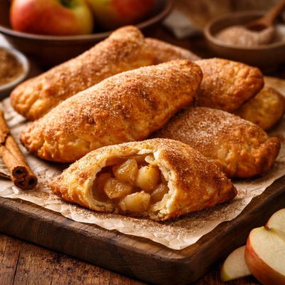 Image of Fried Apple Stuffed Biscuit Turnovers Aka Fried Apple Pie