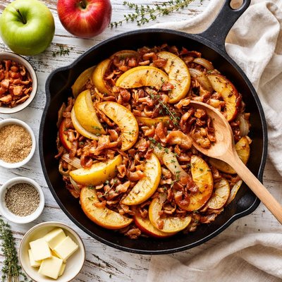 Image of Fried Apples N Onions