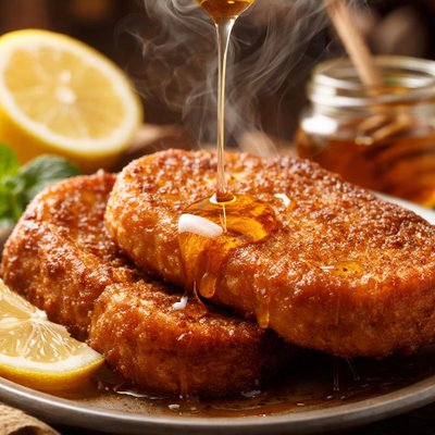 Image of Fried Bread with Honey and Lemon Spain