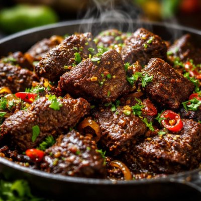Image of Fried Calf Liver Sudanese Style