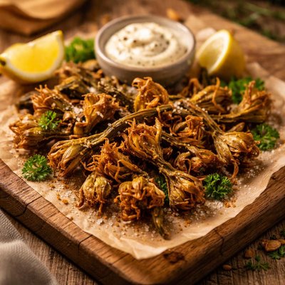 Image of Fried Capers Little Flowers