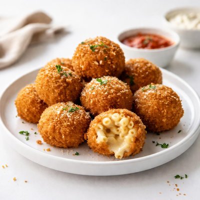 Image of Fried Cheesy Mac Balls