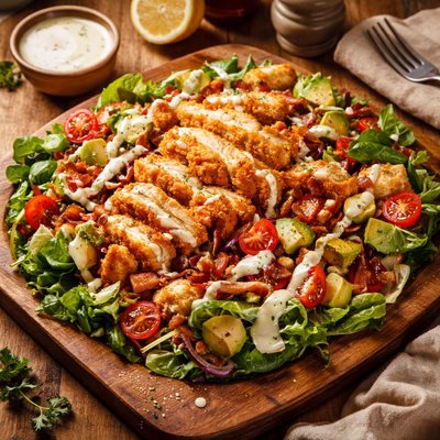 Image of Fried Chicken Blt Salad