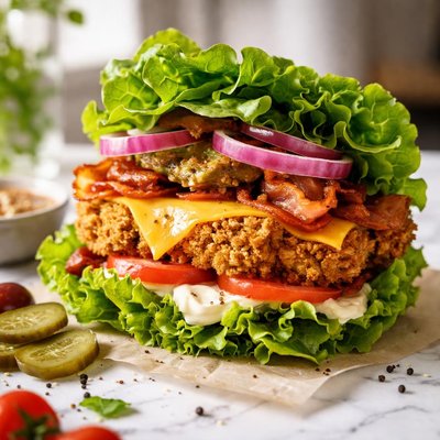 Image of Fried Chicken Burger