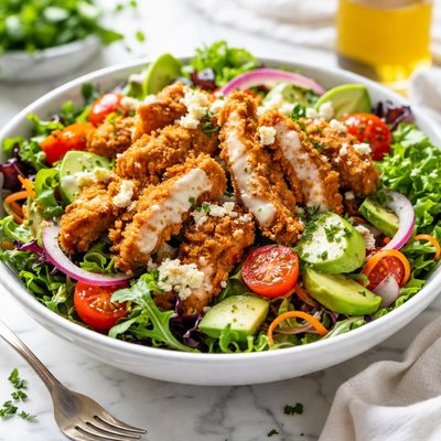 Image of Fried Chicken Chicken Salad