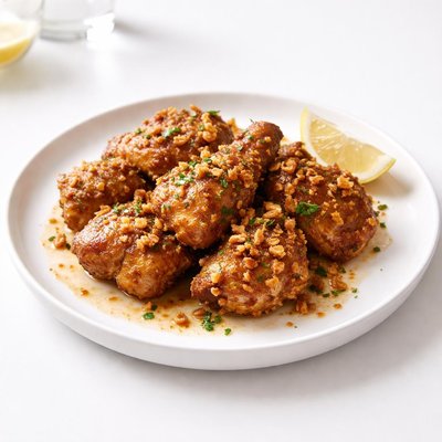 Image of Fried Chicken in Garlic Butter
