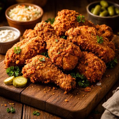 Image of Fried Chicken the Flay Way