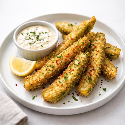 Image of Fried Cucumbers