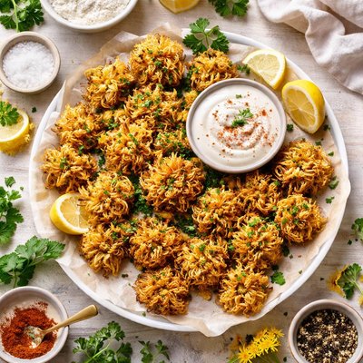 Image of Fried Dandelion Blossoms
