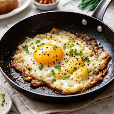 Image of Whole30 Fried Egg with Cheese
