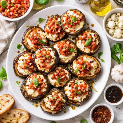 Image of Fried Eggplant and Mozzarella