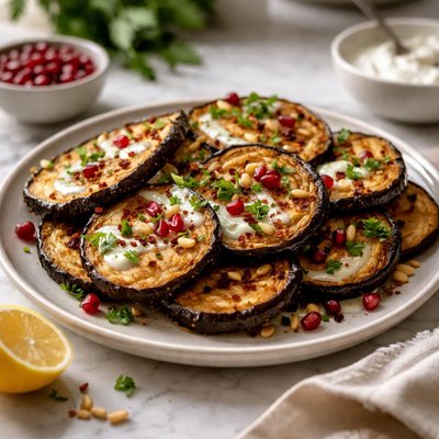 Image of Fried Eggplant Aubergine