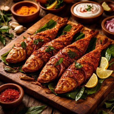 Image of Fried Fish Indian Style