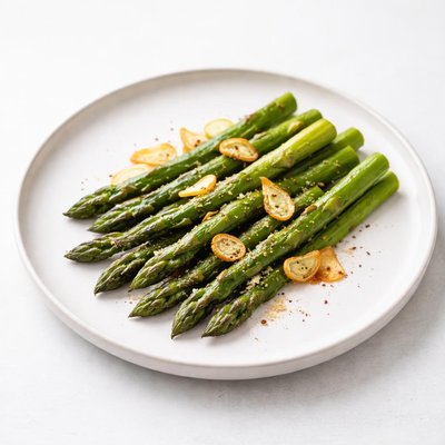 Image of Fried Garlic Asparagus