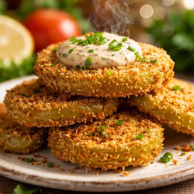 Image of Fried Green Tomatoes with Remoulade Sauce
