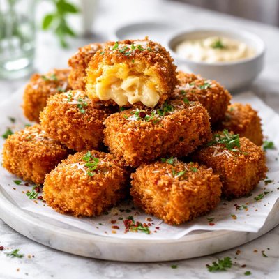 Image of Fried Macaroni and Cheese